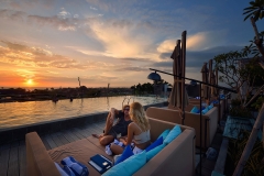 Sunset at Sky Pool